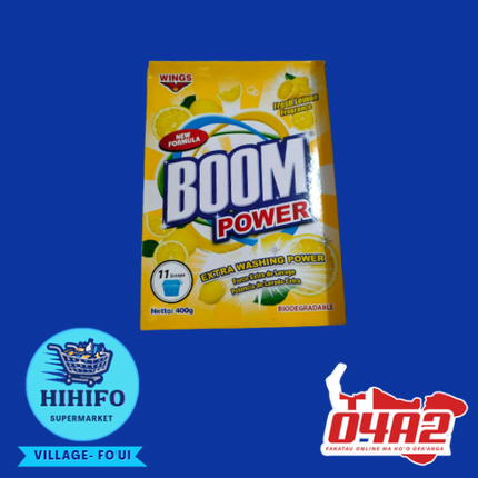 Boom Powder 400g - PICK UP FROM HIHIFO SUPERMARKET, FO'UI"