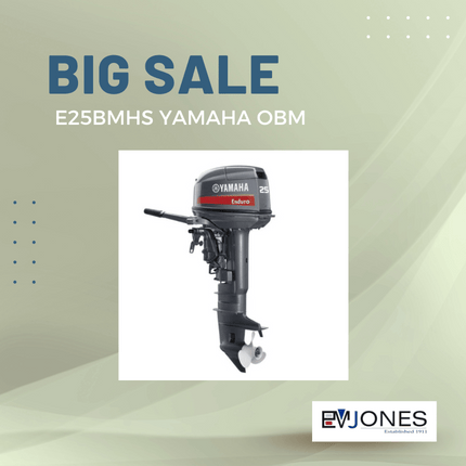 Yamaha 2 Stroke Outboard Motor E25BMHS - "PICK UP FROM EM JONES NUKU'ALOFA"