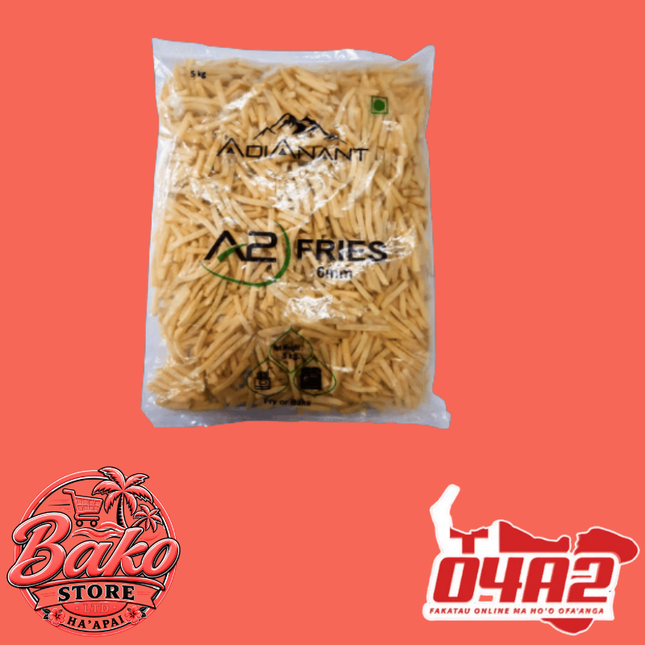 French Fries Potato 2.5kg  - “PICK UP AT BAKO STORE IN PANGAI OR HIHIFO HA’APAI BRANCHES”