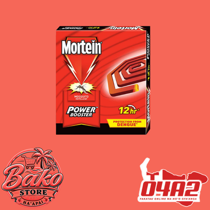 Mortein Mosquito Coil 1 Box - “PICK UP AT BAKO STORE IN PANGAI OR HIHIFO HA’APAI BRANCHES”
