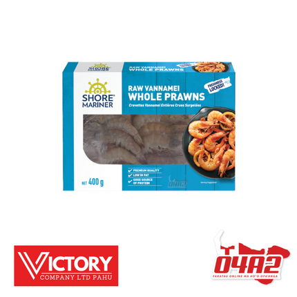 Raw Vannamei Whole Prawns 800g - "PICK UP FROM VICTORY SUPERMARKET & WHOLESALE, PAHU"