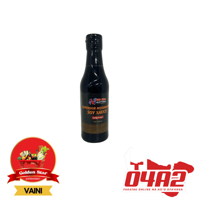 Superior Mushroom Soy Sauce 250ml - "PICK UP FROM GOLDEN STAR, VAINI TONGATAPU"