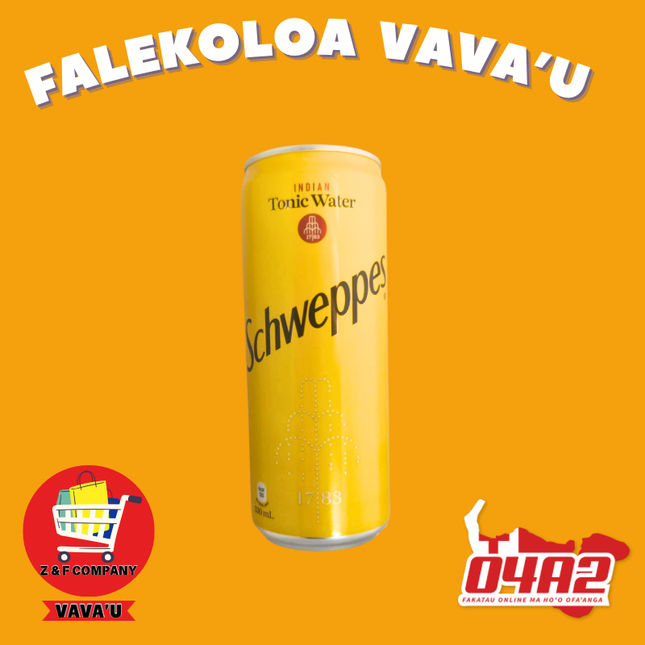 Schweppes- "PICK UP FROM Z&F HANGA KI POUONO, NEIAFU VAVA'U"