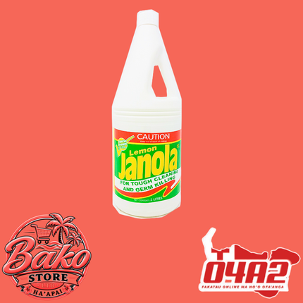 Janola Bleach 2kg  - “PICK UP AT BAKO STORE IN PANGAI OR HIHIFO HA’APAI BRANCHES”