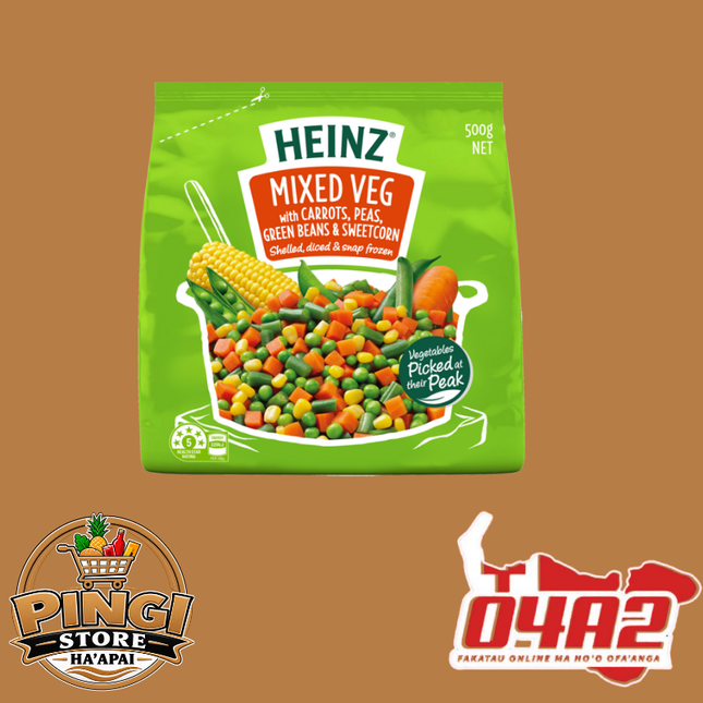 Frozen Classic Veggie Mix 500g - “PICK UP FROM PINGI STORE, HA'APAI"