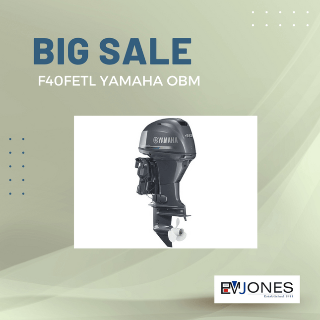 Yamaha 4 Stroke Outboard Motor F40FETL - "PICK UP FROM EM JONES NUKU'ALOFA"