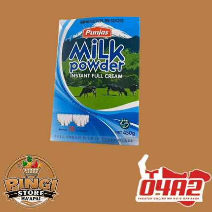 Punjas Milk Powder 450g - "PICK UP FROM PINGI STORE, HA'APAI"