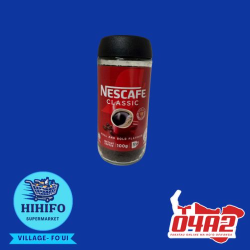 Nescafe Coffee 100g (Hina Coffee) - PICK UP FROM HIHIFO SUPERMARKET, FO'UI"