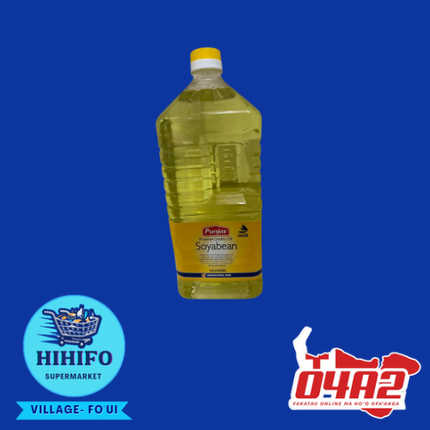 Punjas Soyabean Oil (Hina Lolo Soyabean) - PICK UP FROM HIHIFO SUPERMARKET, FO'UI