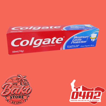Colgate 74g - “PICK UP AT BAKO STORE IN PANGAI OR HIHIFO HA’APAI BRANCHES”