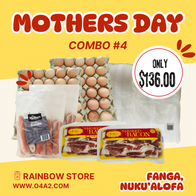 (X2 Hellers Family Franks Sausage) (X2 Bag of Chips 2Kg) (X2 Smoked Bacon) (X2 Tray of Eggs) - "PICK UP FROM RAINBOW TOP MARKET IN FANGA"