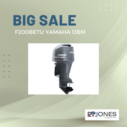 Yamaha 4 Stroke Outboard Motor F200BETU - "PICK UP FROM EM JONES NUKU'ALOFA"