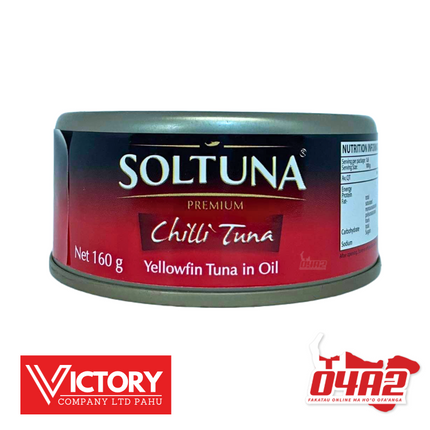 Soltuna Chilli Tuna 160g - “PICK UP FROM VICTORY SUPERMARKET & WHOLESALE, PAHU"