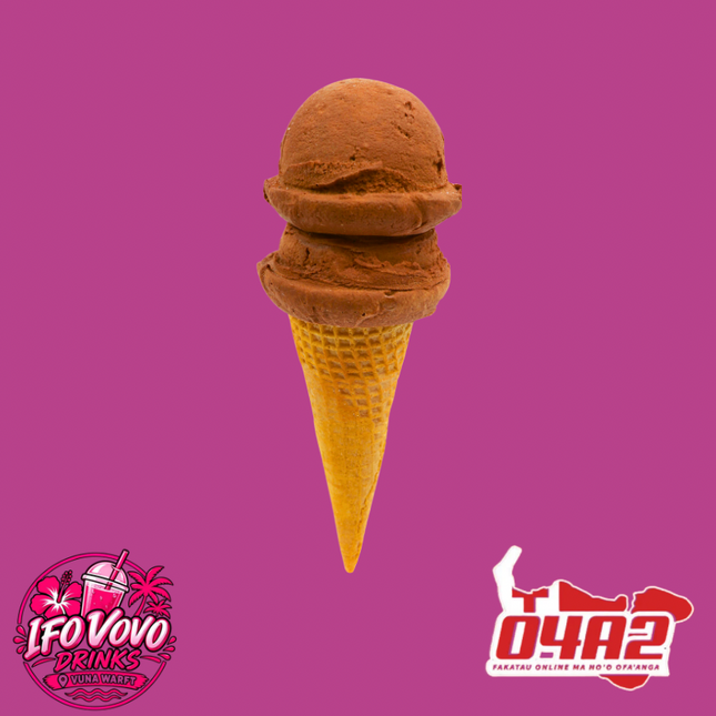 Chocolate Cone Ice Cream (Double) - “PICK UP FROM IFO VOVO DRINKS, VUNA WRAFT”