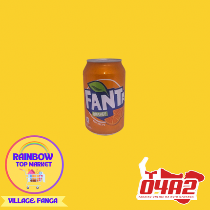 Can Fanta Orange - PICK UP FROM RAINBOW TOP MARKET IN FANGA