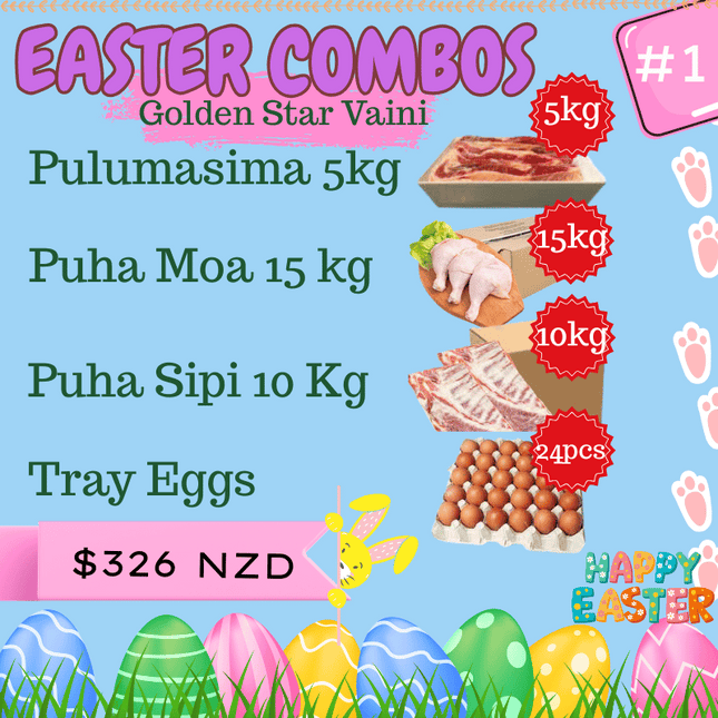Golden Star Easter Combo #1 -"PICK UP FROM GOLDEN STAR, VAINI TONGATAPU"