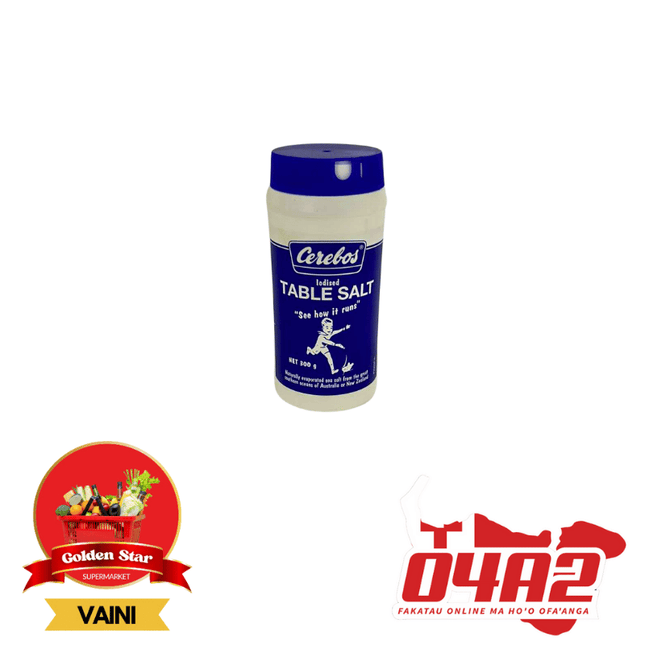 Table Salt 300g  - "PICK UP FROM GOLDEN STAR, VAINI TONGATAPU"