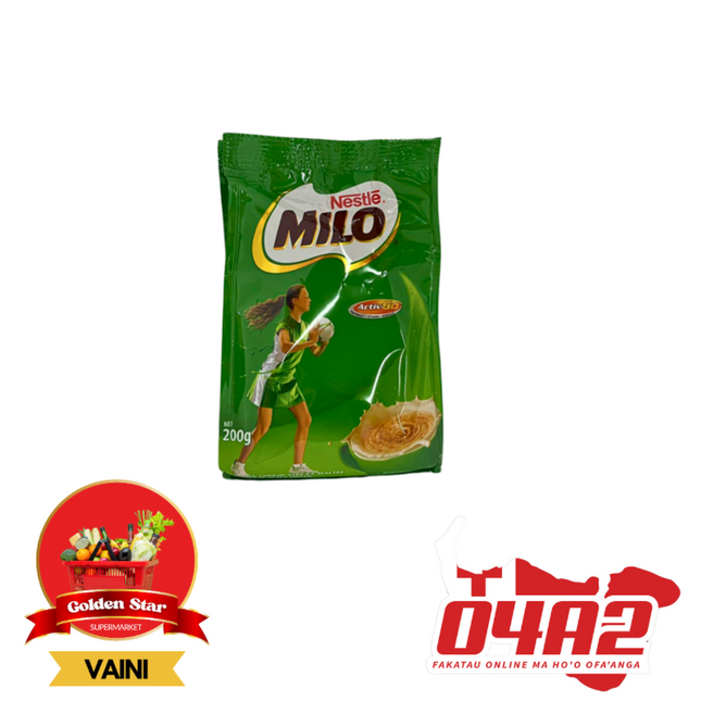 Nestle Milo 200g  - "PICK UP FROM GOLDEN STAR, VAINI TONGATAPU"