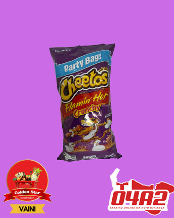 Cheetos Flaming Hot Chips - "PICK UP FROM GOLDEN STAR, VAINI TONGATAPU"