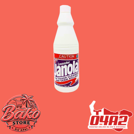 Janola Bleach 750ml - “PICK UP AT BAKO STORE IN PANGAI OR HIHIFO HA’APAI BRANCHES”