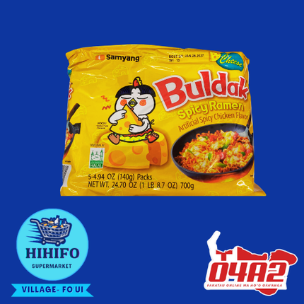 Cheese Buldak Spicy Ramen - “PICK UP FROM HIHIFO SUPERMARKET, FO’UI”