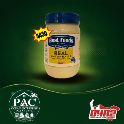 Best Food Mayonnaise 443g - "PICK UP FROM PAC OCEAN ENTERPRISE STORE in PANTAGATA"