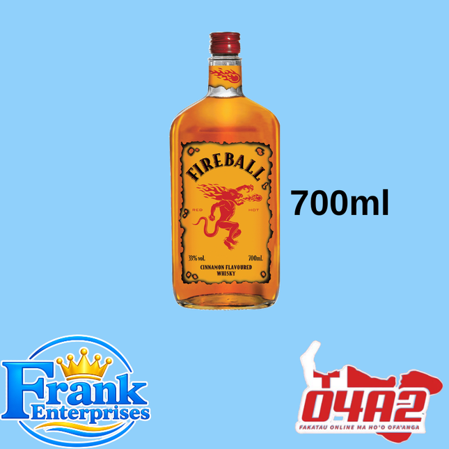Fireball 700ml - “PICK UP FROM FRANK ENTERPRISE LTD, MA’UFANGA”