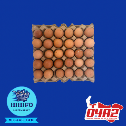 Tray of Eggs (Tulei Fua’imoa) - PICK UP FROM HIHIFO SUPERMARKET, FO'UI"