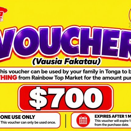 $700 Vausia Fakatau - “PICK UP FROM RAINBOW TOP MARKET, FANGA”