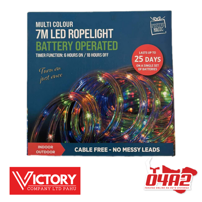 7m Led Ropelight - "PICK UP FROM VICTORY SUPERMARKET & WHOLESALE, PAHU"