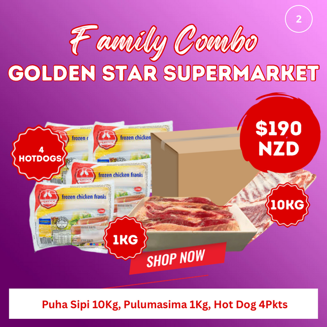 Family Combo #2 - "PICK UP FROM GOLDEN STAR, VAINI TONGATAPU"