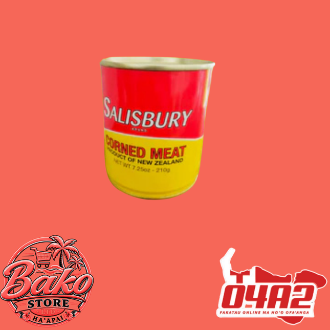 Salisbury Corned Meat 210g - “PICK UP AT BAKO STORE IN PANGAI OR HIHIFO HA’APAI BRANCHES”