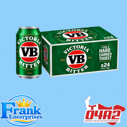Victoria Bitter Box - “PICK UP FROM FRANK ENTERPRISE LTD, MA’UFANGA”