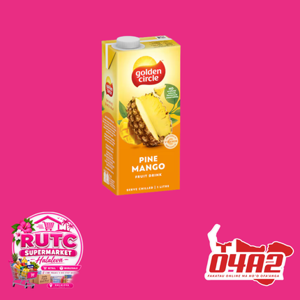 Golden Juice (Pine Mango) - “PICK UP FROM RUTC SUPERMARKET, HALALEVA”