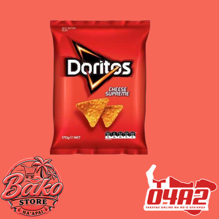 Doritos 170g - “PICK UP AT BAKO STORE IN PANGAI OR HIHIFO HA’APAI BRANCHES”