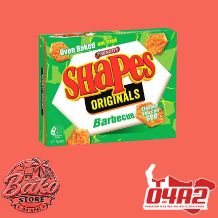 Shapes Barbecue - “PICK UP AT BAKO STORE IN PANGAI OR HIHIFO HA’APAI BRANCHES”