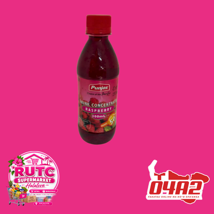 Punjas Raspberry 300ml - “PICK UP FROM RUTC SUPERMARKET, HALALEVA”