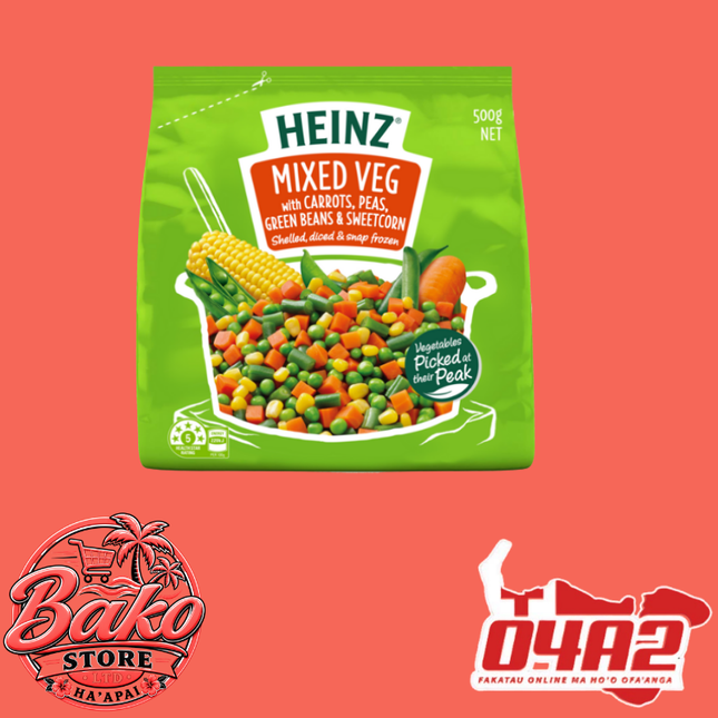 Frozen Classic Vege Mix 500g - “PICK UP AT BAKO STORE IN PANGAI OR HIHIFO HA’APAI BRANCHES”