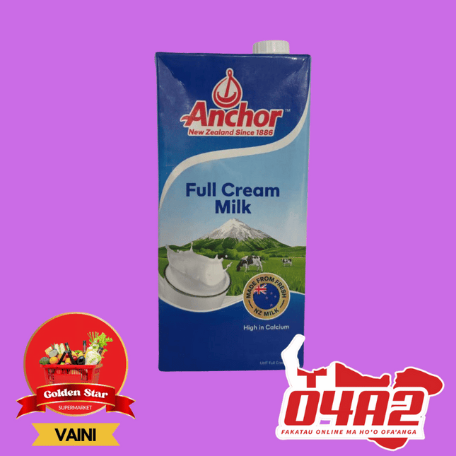 Anchor Full Cream Milk - "PICK UP FROM GOLDEN STAR, VAINI TONGATAPU"