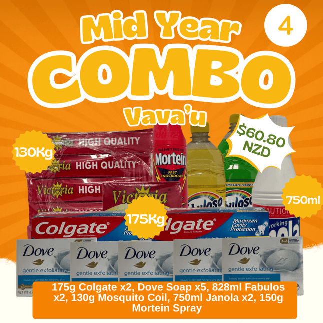 Vava’u Mid-Year Combo  #4 - "PICK UP FROM Z&F HANGA KI POUONO, NEIAFU VAVA'U"