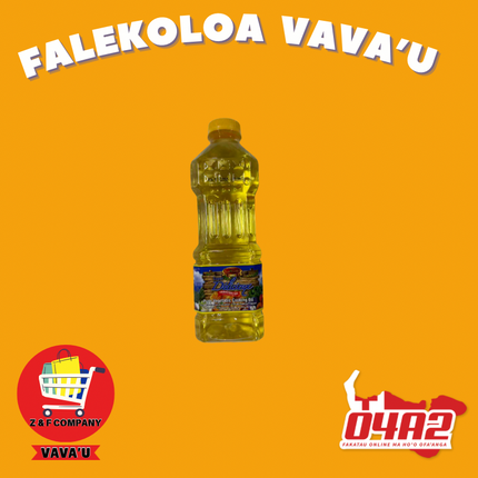 Pure Vegetable Cooking Oil 500Ml - "PICK UP FROM Z&F HANGA KI POUONO, NEIAFU VAVA'U"