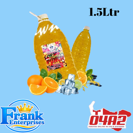 Orange Mango Punch 1.5Ltr - “PICK UP FROM FRANK ENTERPRISE LTD, MA’UFANGA”