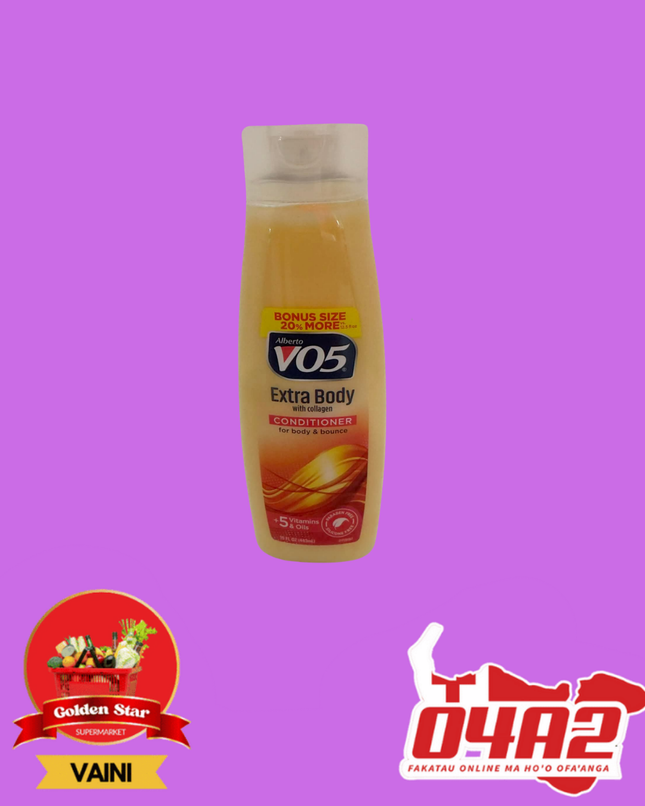 VO5 Conditioner - "PICK UP FROM GOLDEN STAR, VAINI TONGATAPU"