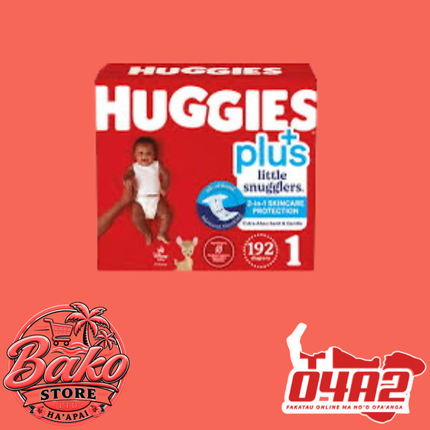 Huggies Size 1 - “PICK UP AT BAKO STORE IN PANGAI OR HIHIFO HA’APAI BRANCHES”