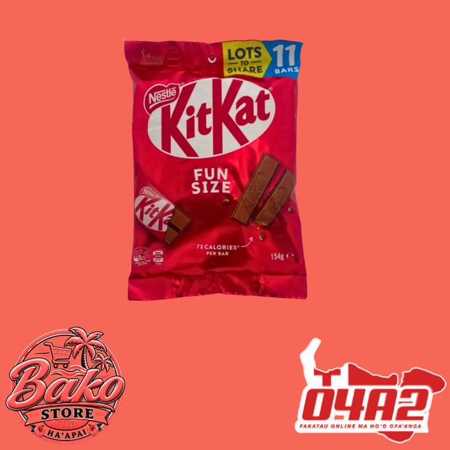 KitKat Chocolates 154g - “PICK UP AT BAKO STORE IN PANGAI OR HIHIFO HA’APAI BRANCHES”