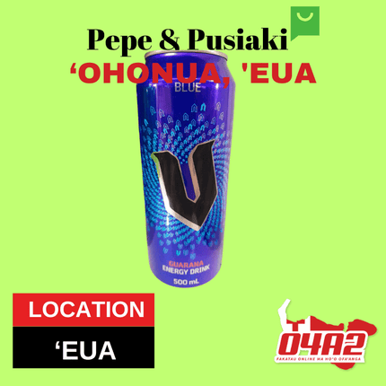 V - Drink 500ml - "PICK UP FROM PEPE & PUSIAKI, 'OHONUA, 'EUA"
