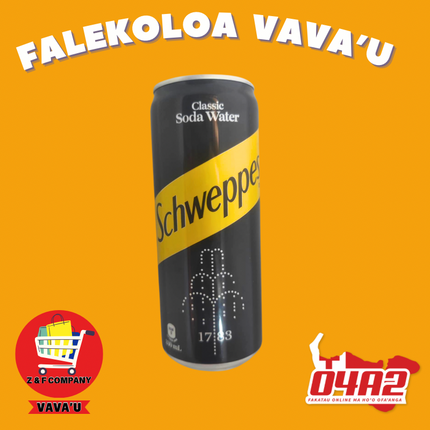 Schweppes - "PICK UP FROM Z&F HANGA KI POUONO, NEIAFU VAVA'U"