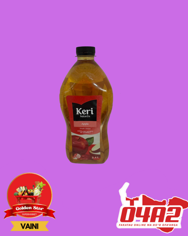 Keri Apple Drink 2L - "PICK UP FROM GOLDEN STAR, VAINI TONGATAPU"
