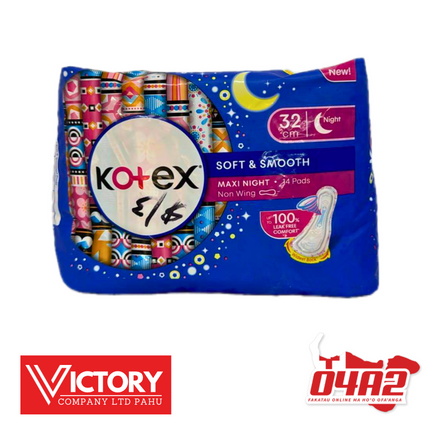 Kotex  - "PICK UP FROM VICTORY SUPERMARKET & WHOLESALE, PAHU"