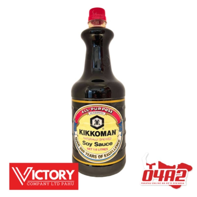 Kikoman Soy Sauce 1.6ltr - "PICK UP FROM VICTORY SUPERMARKET & WHOLESALE, PAHU"